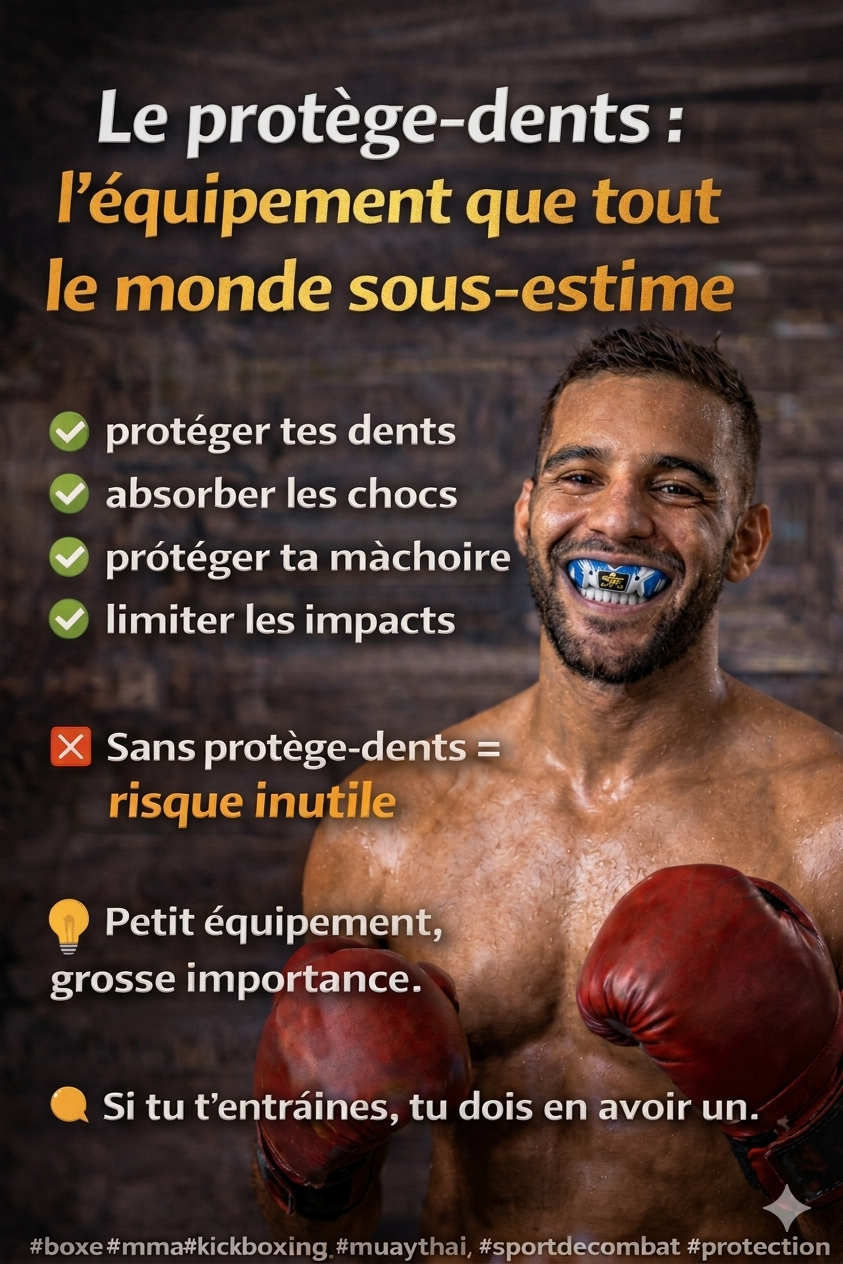 Protège-dents de boxe thermoformable pour sports de combat